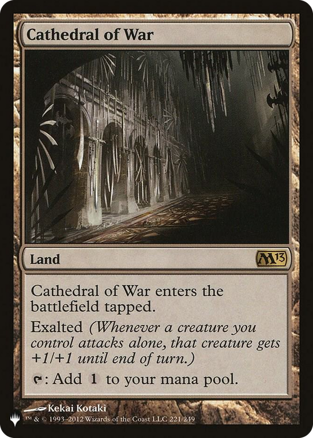 0221 Cathedral of War R The List Reprints