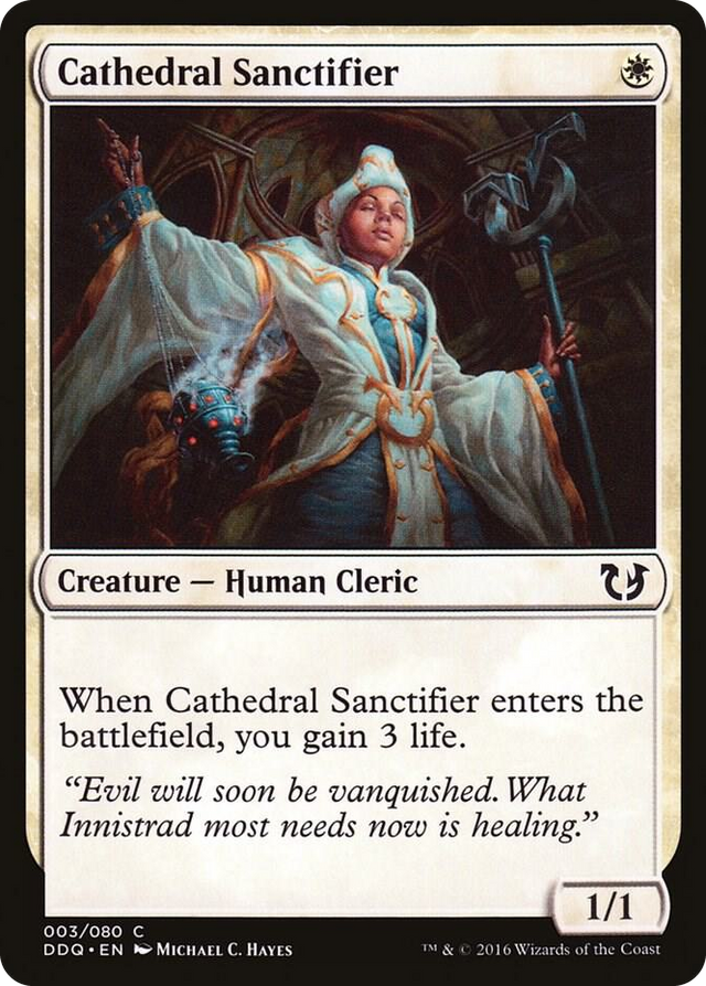 0003 Cathedral Sanctifier C Duel Decks: Blessed vs. Cursed