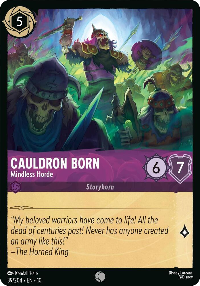 0039 Cauldron Born - Mindless Horde Common Whispers in the Well