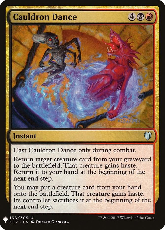 Cauldron Dance #166 U - The List Reprints Pokemon card