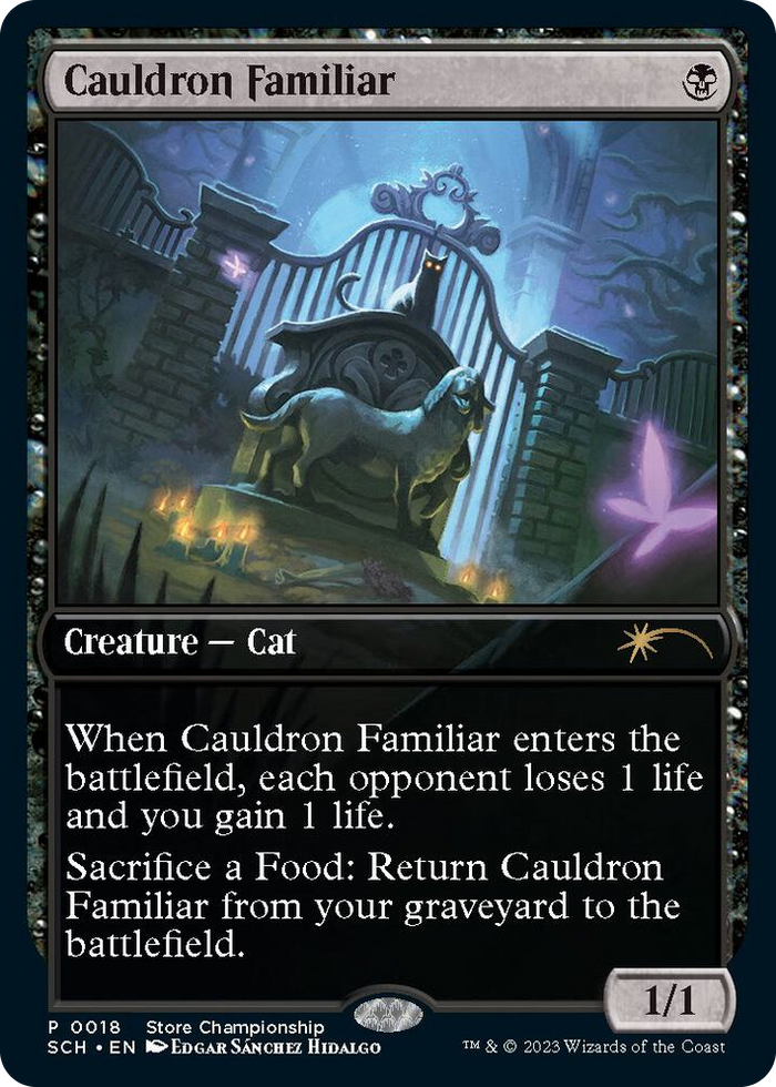 Cauldron Familiar #18 P - Game Day & Store Championship Promos Pokemon card