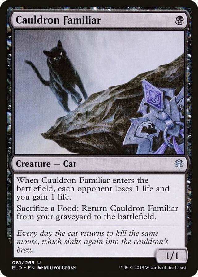 0081 Cauldron Familiar U Throne of Eldraine