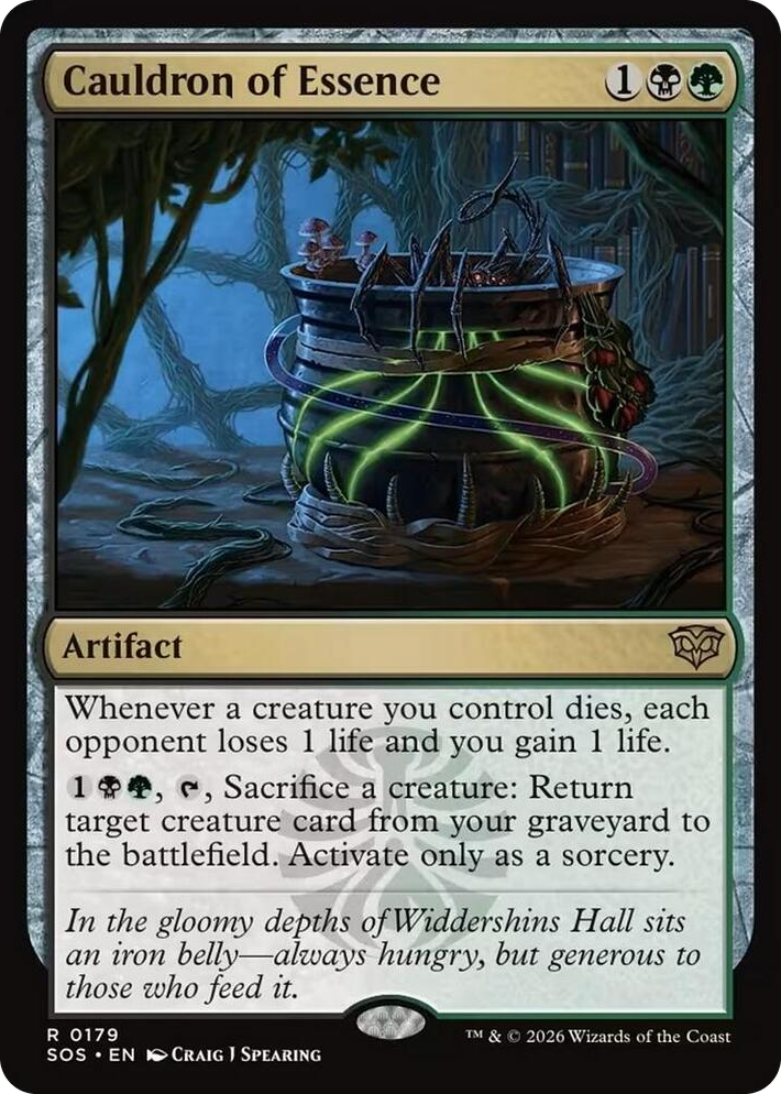 0179 Cauldron of Essence R Secrets of Strixhaven
