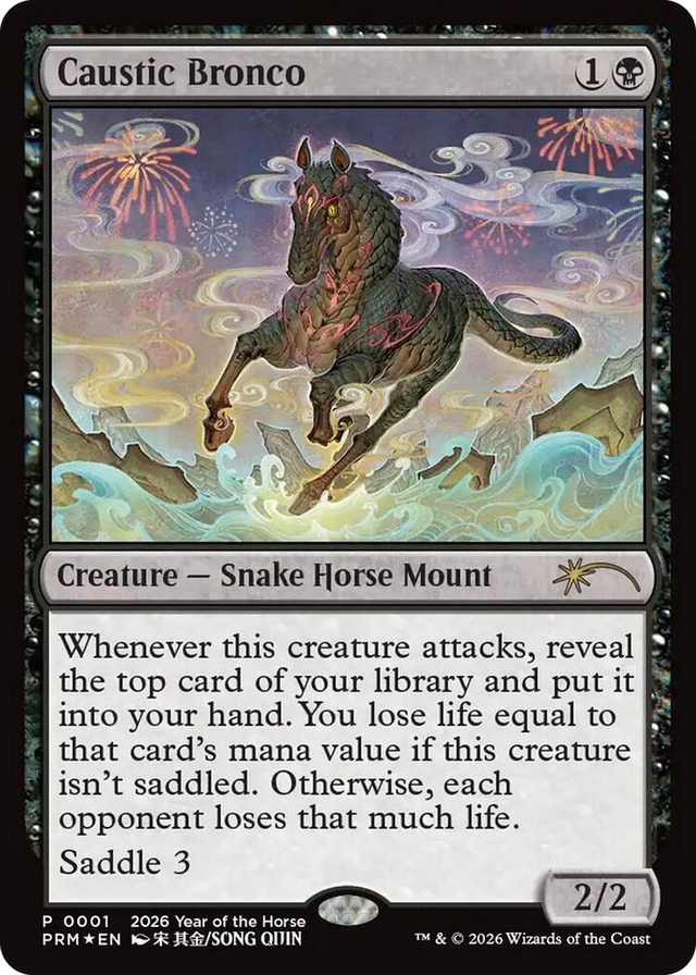 0001 Caustic Bronco (Year of the Horse 2026) P Standard Showdown Promos