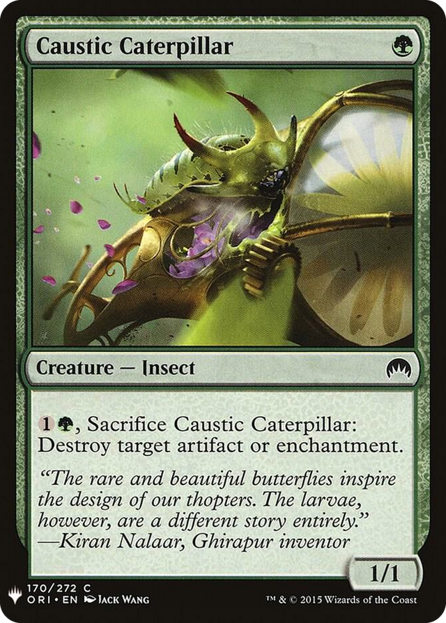 0170 Caustic Caterpillar C The List Reprints