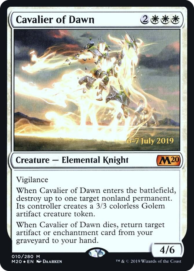 0010 Cavalier of Dawn M Prerelease Cards