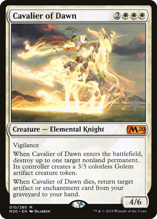 0010 Cavalier of Dawn M Promo Pack: Core Set 2020