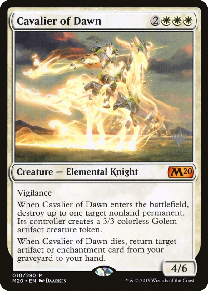0010 Cavalier of Dawn M Promo Pack: Core Set 2020
