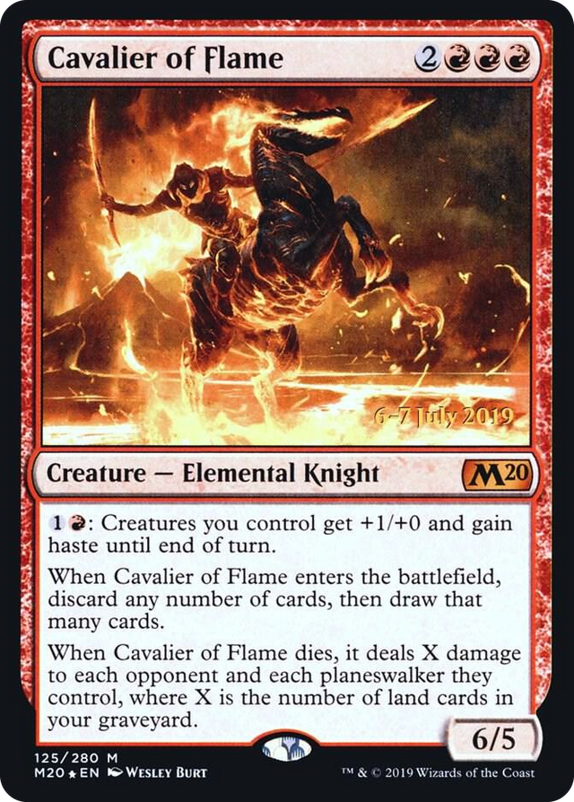 0125 Cavalier of Flame M Prerelease Cards