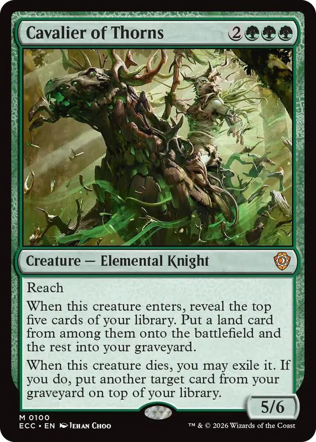 0100 Cavalier of Thorns M Commander: Lorwyn Eclipsed