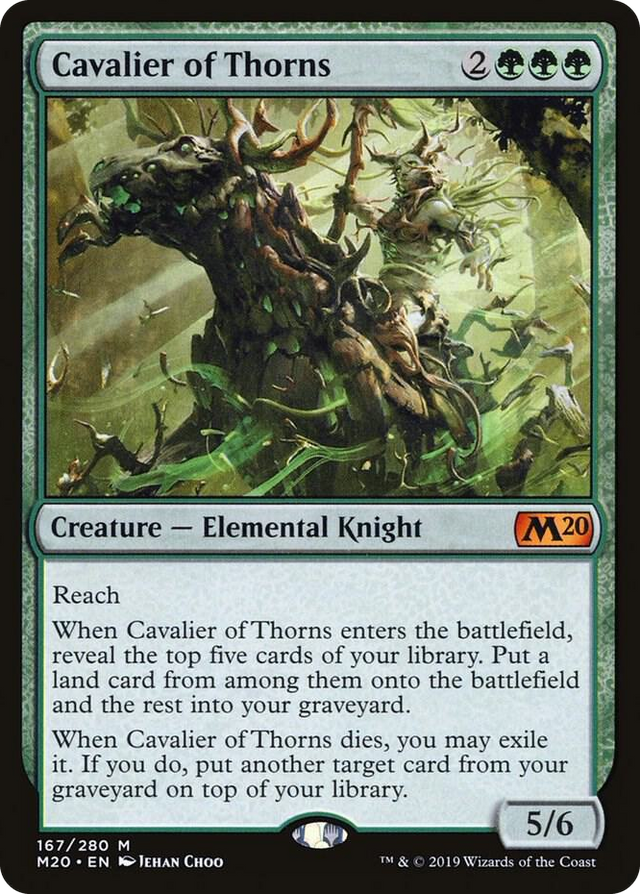 0167 Cavalier of Thorns M Core Set 2020