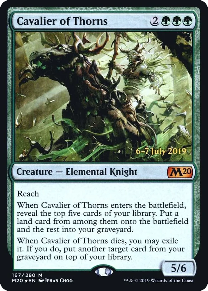 0167 Cavalier of Thorns M Prerelease Cards