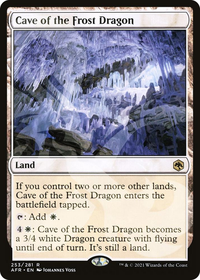 0253 Cave of the Frost Dragon R AFR Ampersand Promos