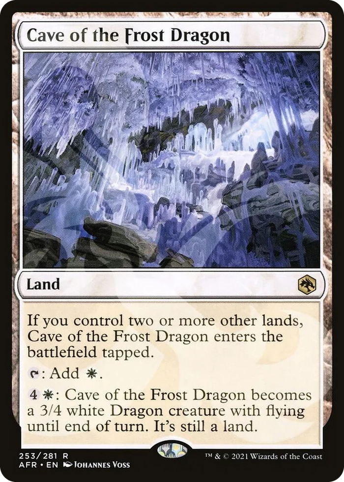 0253 Cave of the Frost Dragon R AFR Ampersand Promos