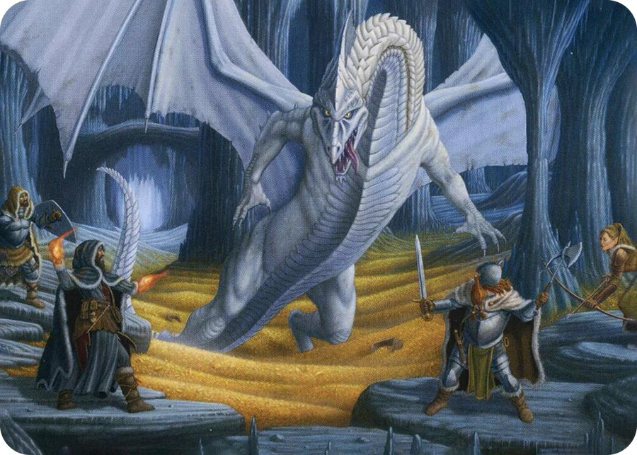 0046 Cave of the Frost Dragon Art Card S Art Series: Adventures in the Forgotten Realms