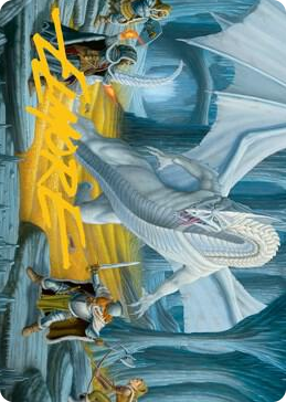 0046 Cave of the Frost Dragon Art Card (Gold-Stamped Signature) S Art Series: Adventures in the Forgotten Realms
