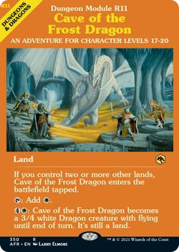 0350 Cave of the Frost Dragon (Dungeon Module) R Adventures in the Forgotten Realms