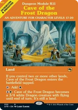 0350 Cave of the Frost Dragon (Dungeon Module) R Adventures in the Forgotten Realms