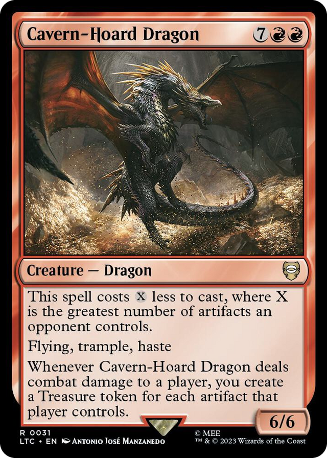 0031 Cavern-Hoard Dragon R Commander: The Lord of the Rings: Tales of Middle-earth