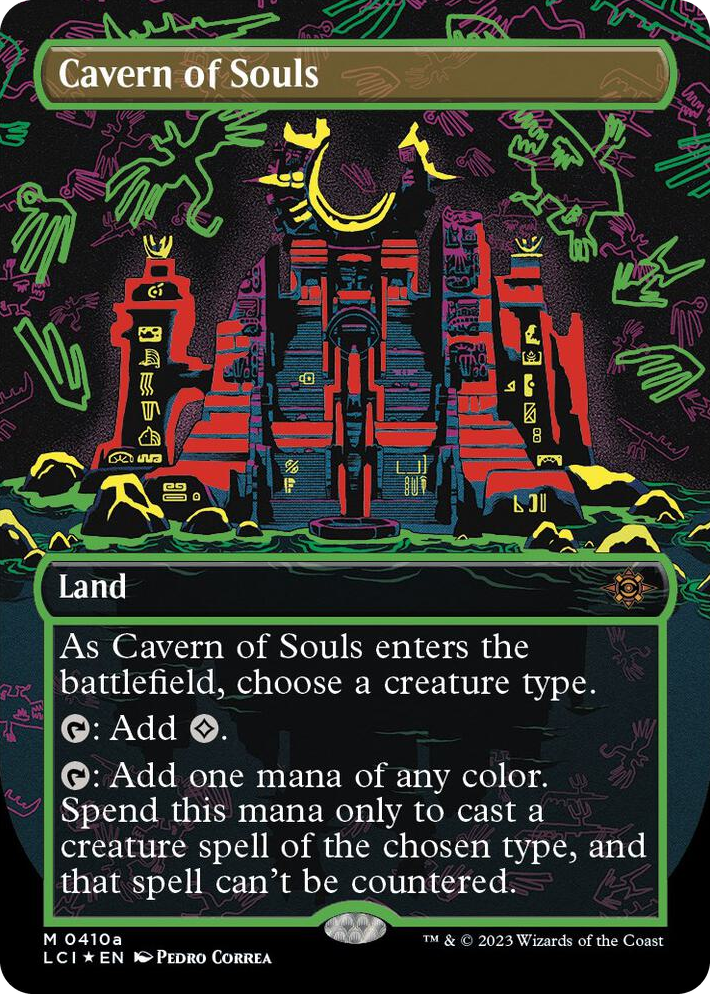 0410a Cavern of Souls (0410a) (Borderless) M The Lost Caverns of Ixalan