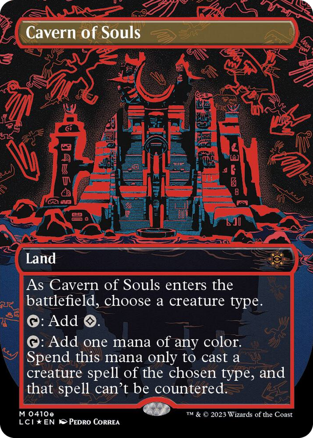 0410e Cavern of Souls (0410e) (Borderless) M The Lost Caverns of Ixalan