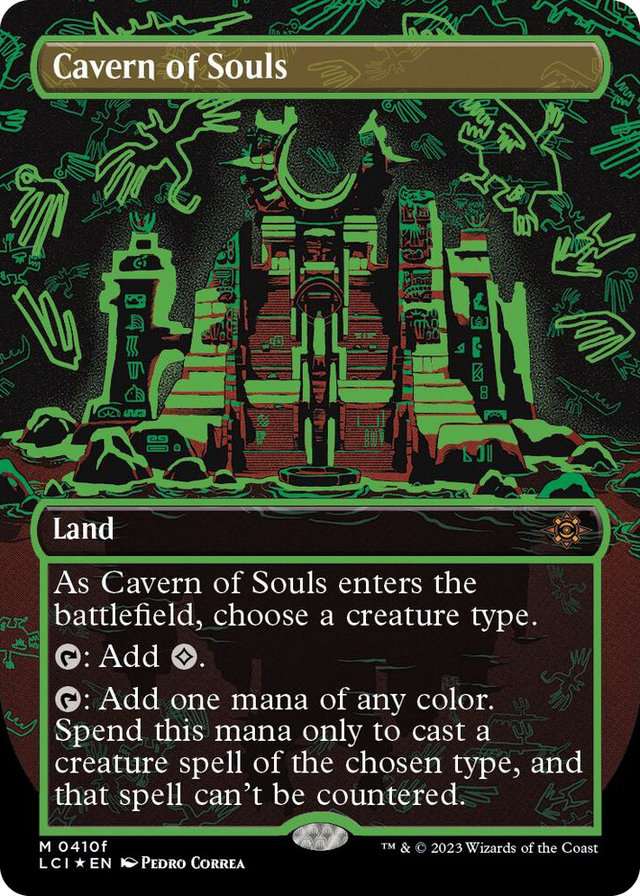 0410f Cavern of Souls (0410f) (Borderless) M The Lost Caverns of Ixalan