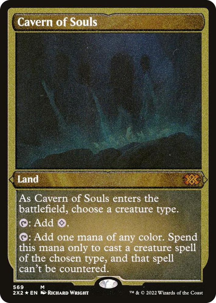 0569 Cavern of Souls (Foil Etched) M Double Masters 2022