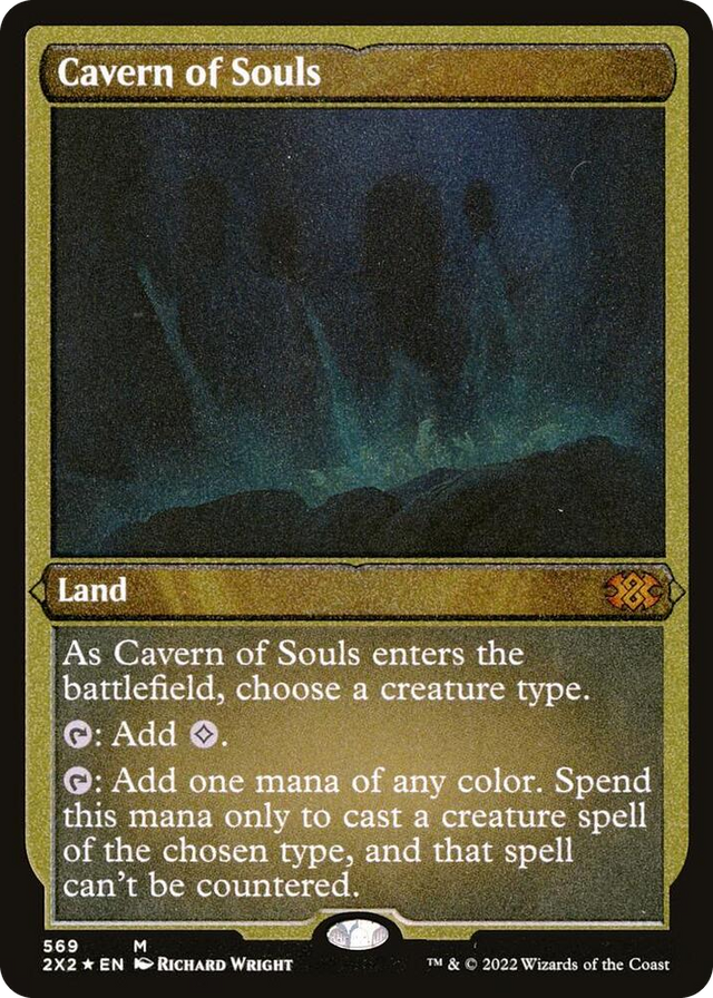 0569 Cavern of Souls (Foil Etched) M Double Masters 2022