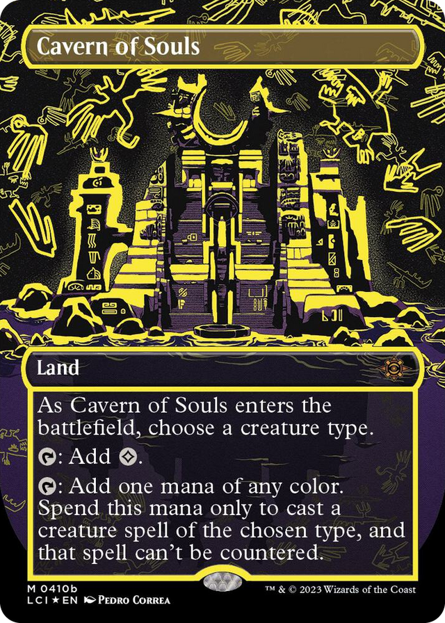 0410b Cavern of Souls (Neon Yellow) M WPN & Gateway Promos