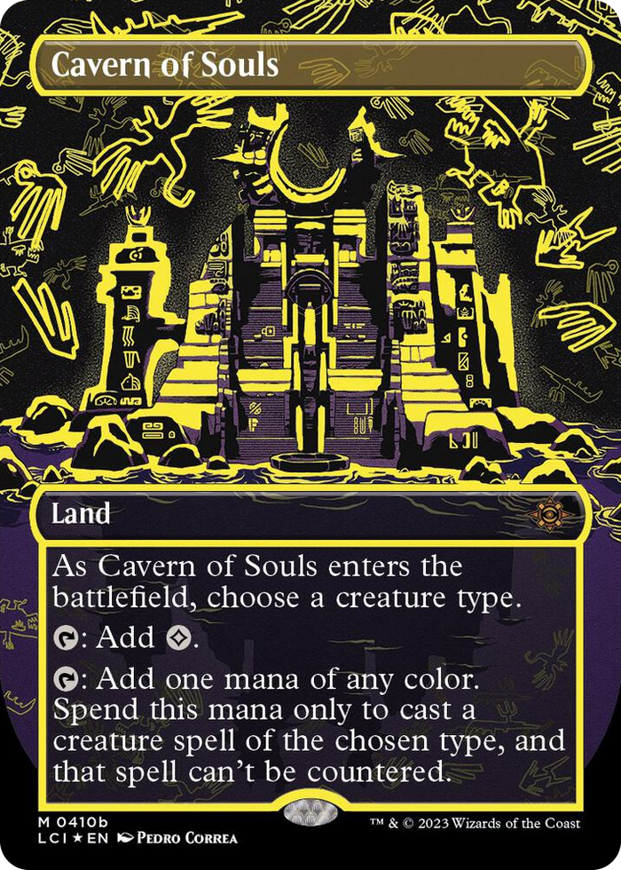 Cavern of Souls (Neon Yellow) #410b M - WPN & Gateway Promos Pokemon card