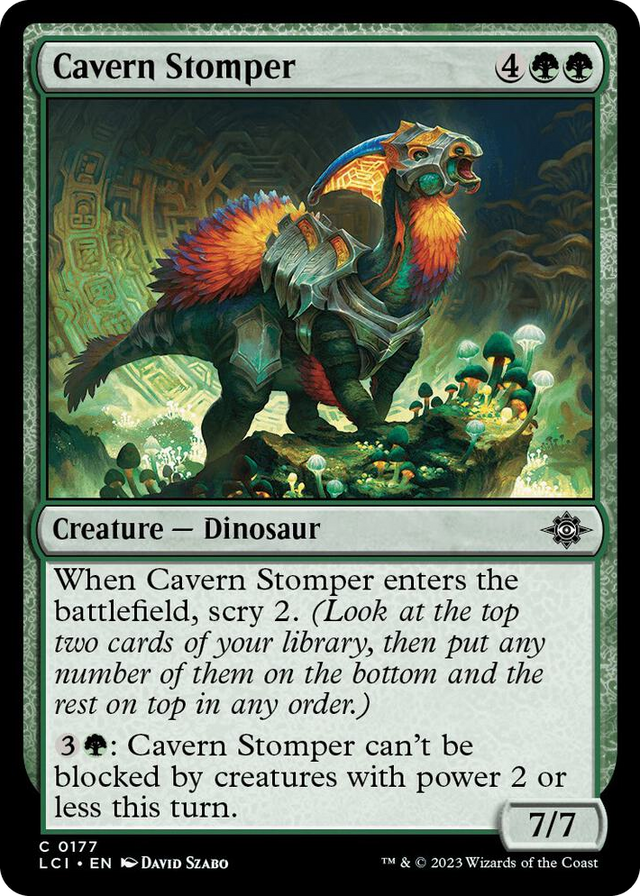 0177 Cavern Stomper C The Lost Caverns of Ixalan