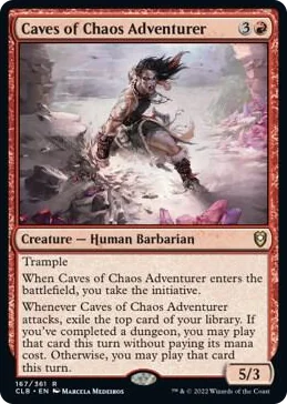 0167 Caves of Chaos Adventurer R Commander Legends: Battle for Baldur's Gate