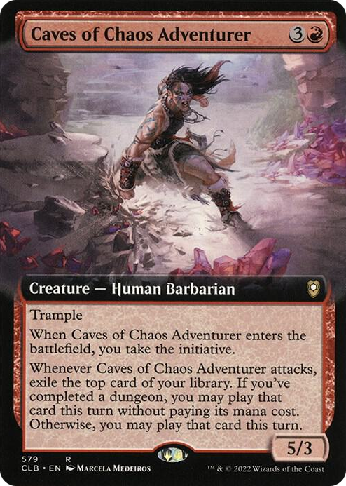 0579 Caves of Chaos Adventurer (Extended Art) R Commander Legends: Battle for Baldur's Gate
