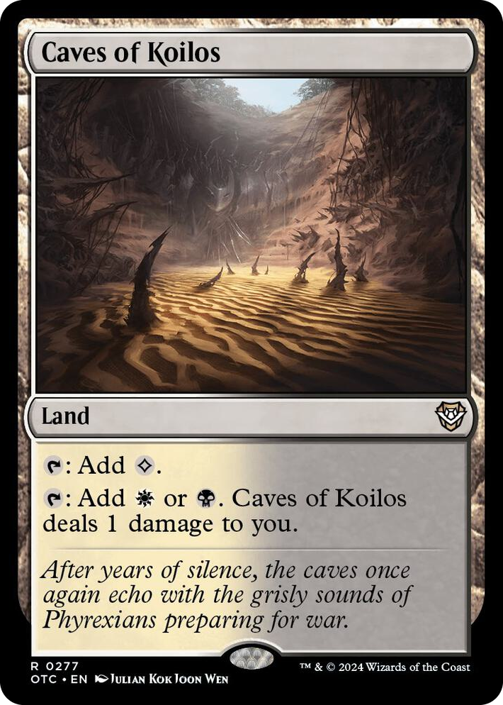0277 Caves of Koilos R Commander: Outlaws of Thunder Junction
