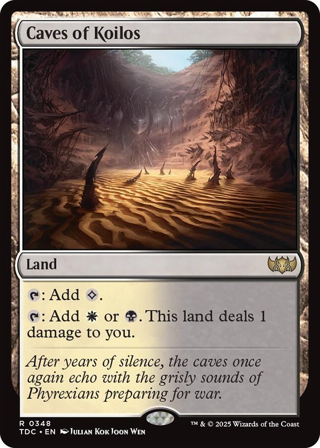 0348 Caves of Koilos R Commander: Tarkir: Dragonstorm