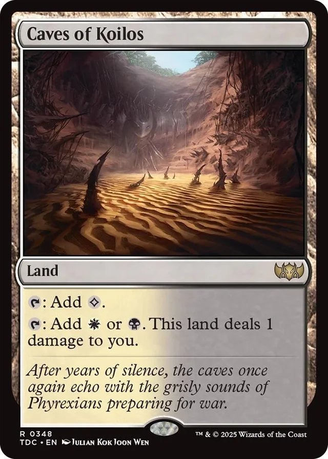 0348 Caves of Koilos R Commander: Tarkir: Dragonstorm