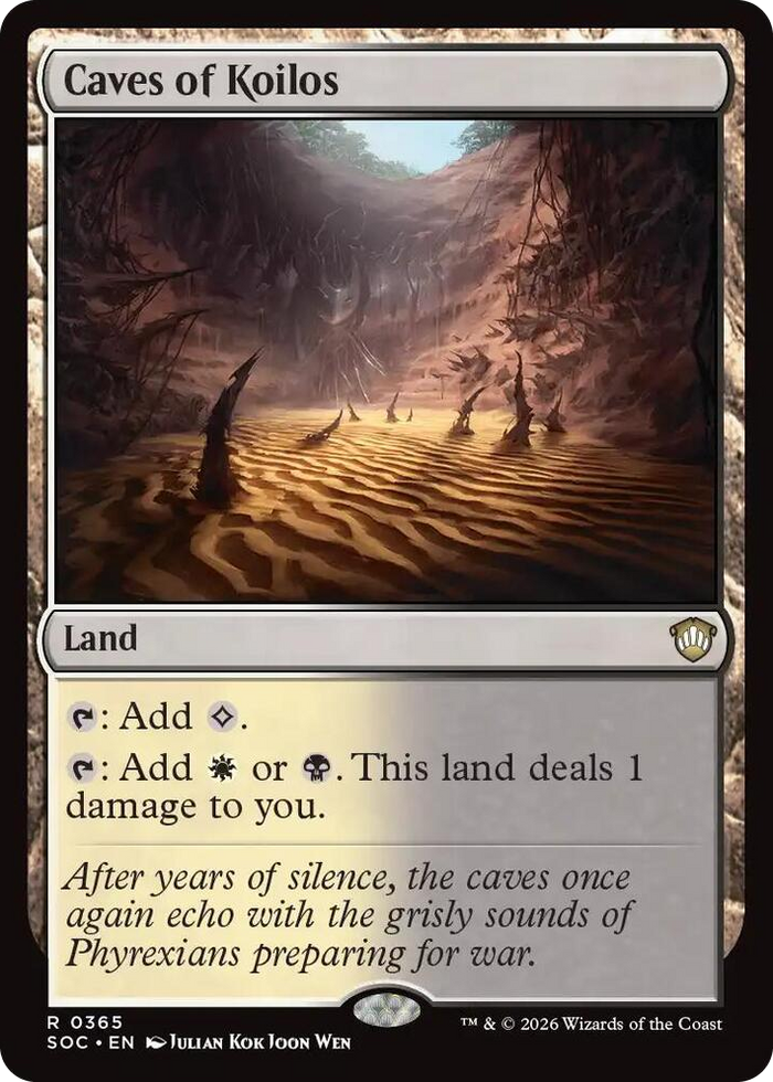Caves of Koilos #365 R - Commander: Secrets of Strixhaven Pokemon card