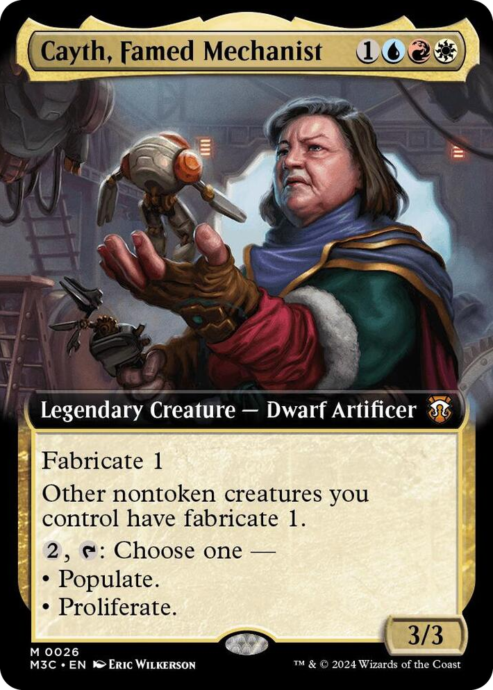 0026 Cayth, Famed Mechanist (Extended Art) M Commander: Modern Horizons 3