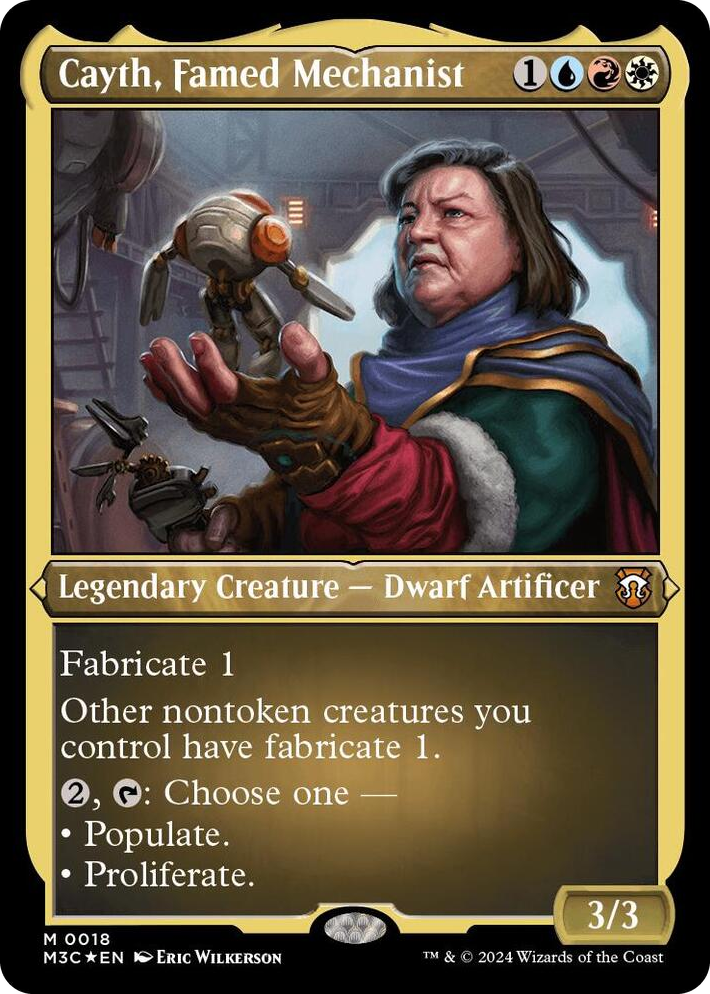 0018 Cayth, Famed Mechanist (Foil Etched) M Commander: Modern Horizons 3