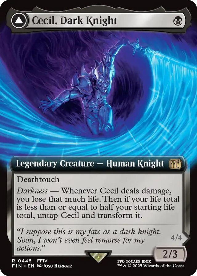 0445 Cecil, Dark Knight (Extended Art) R FINAL FANTASY