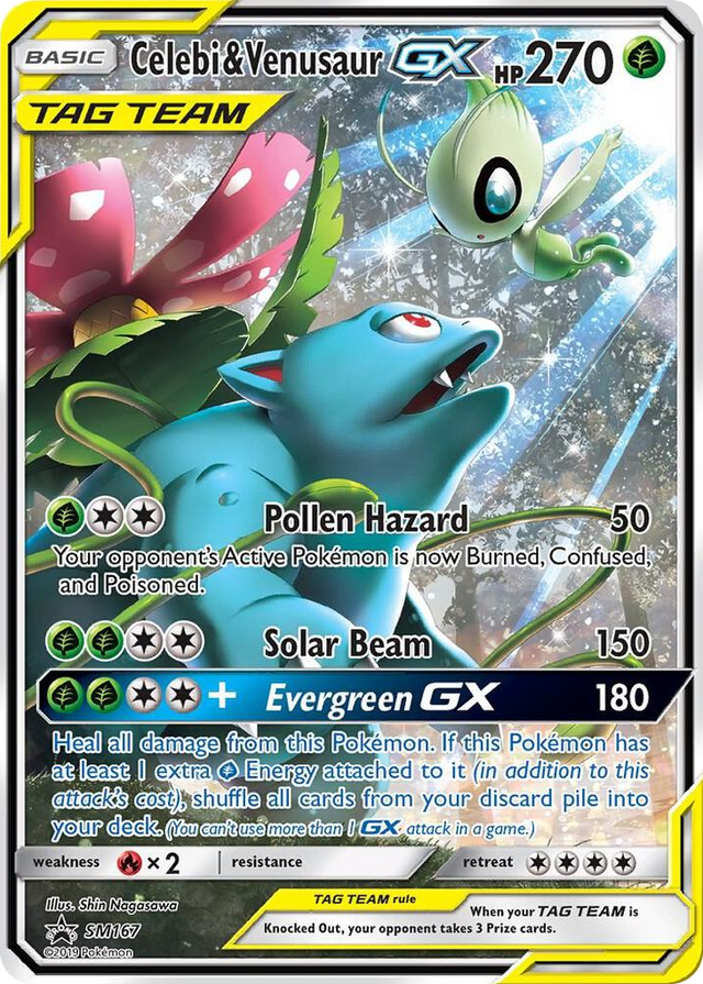 SM167 Celebi & Venusaur GX - SM167 Promo SM Promos