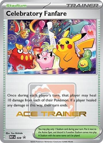 0028 Celebratory Fanfare (Ace Trainer) Promo Mega Evolution Promo