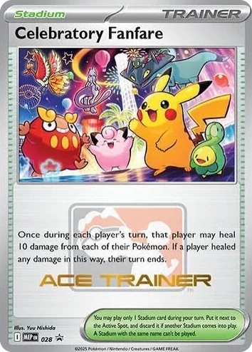 0028 Celebratory Fanfare (Ace Trainer) Promo Mega Evolution Promo