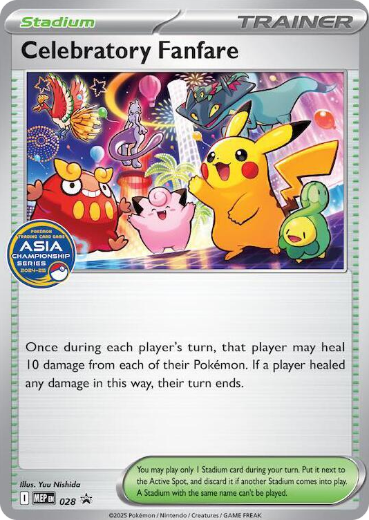 0028 Celebratory Fanfare (Asia Championship Series 24-25) Promo Mega Evolution Promo