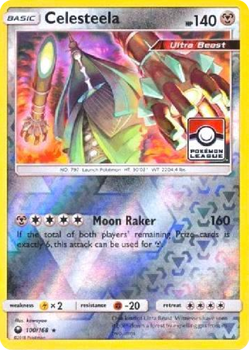 0100 Celesteela - 100/168 (Pokemon League) Promo League & Championship Cards
