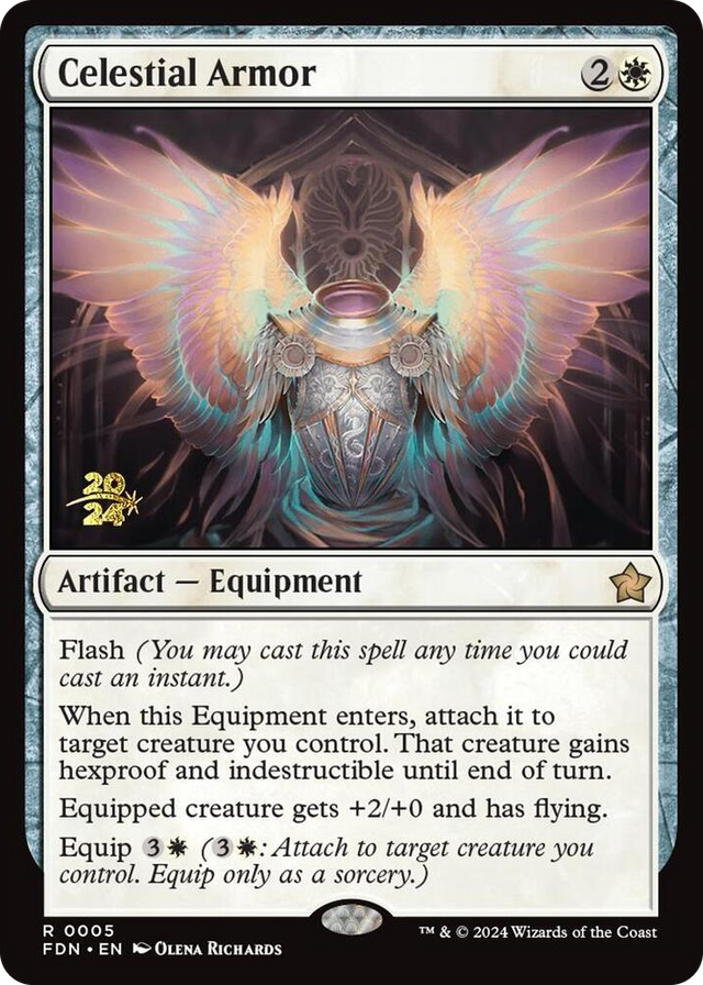 0005 Celestial Armor R Prerelease Cards