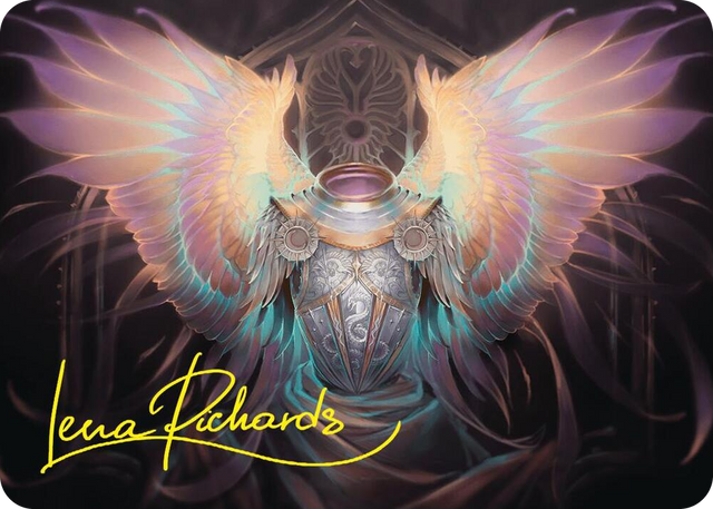 0002 Celestial Armor Art Card (2/54) (Gold-Stamped Signature) S Art Series: Foundations