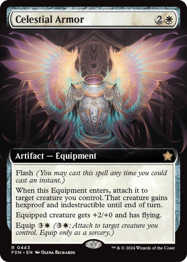 0443 Celestial Armor (Extended Art) R Foundations