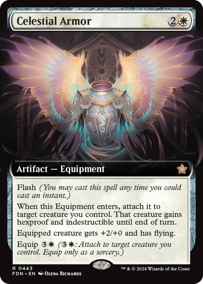 0443 Celestial Armor (Extended Art) R Foundations