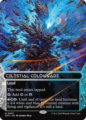 0007 Celestial Colonnade (0007) (Borderless) R Edge of Eternities: Stellar Sights